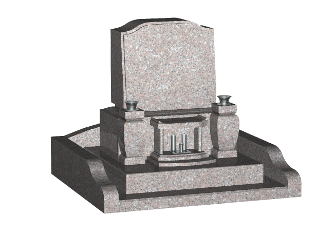 洋型墓石モデルケース：さくら